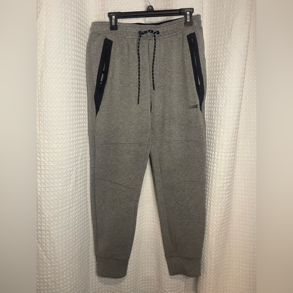American Eagle Outfitters Gray Joggers with Black Details